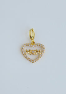 Mom Charmswith Hinged Clasp