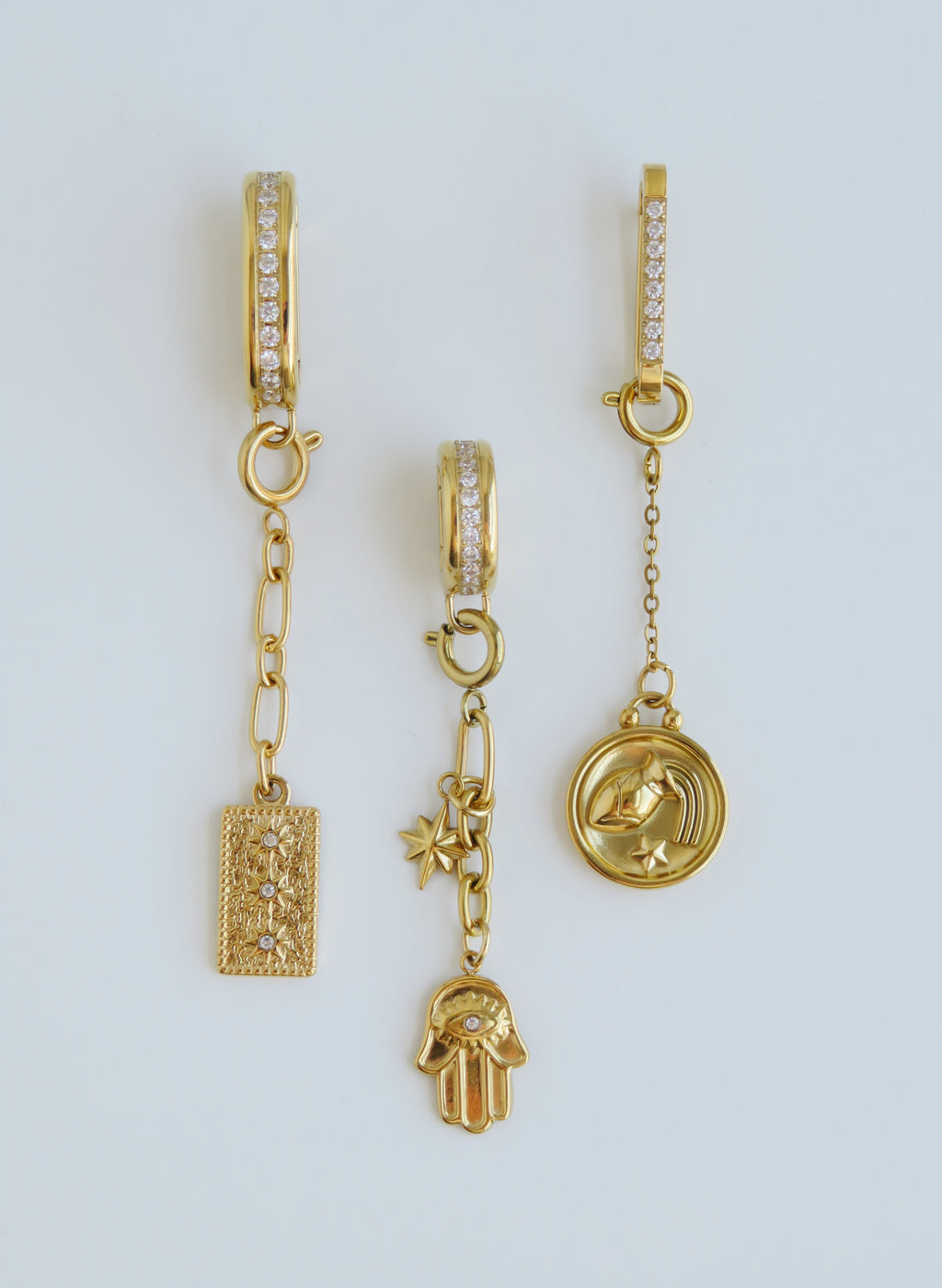 Symbolic Chain Charms - Spring Clasp