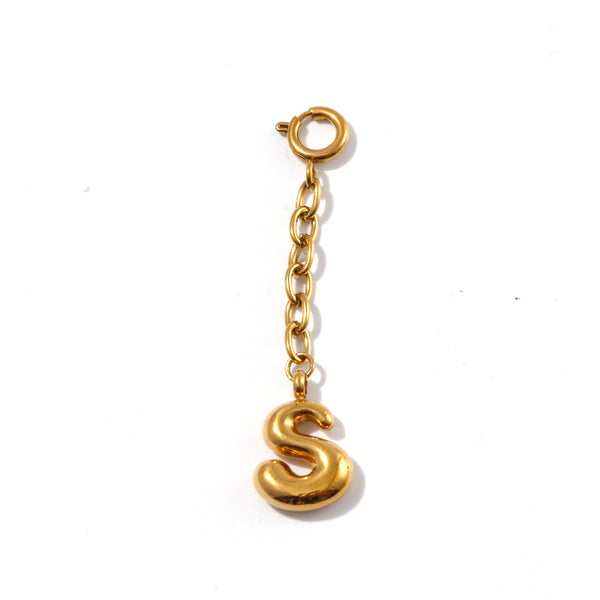 Unique Souls - Bubble Letter Bikini Charms Hinged Clip Clasp - Made for the Water