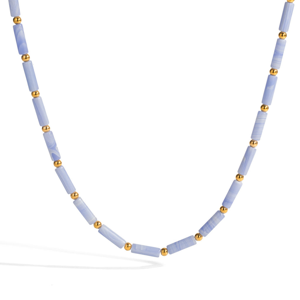 Cali Beaded Tube Necklace
