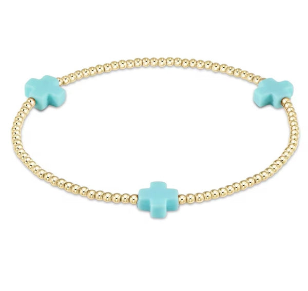 Faith Cross Beaded Waterproof Non-Tarnish Bracelets