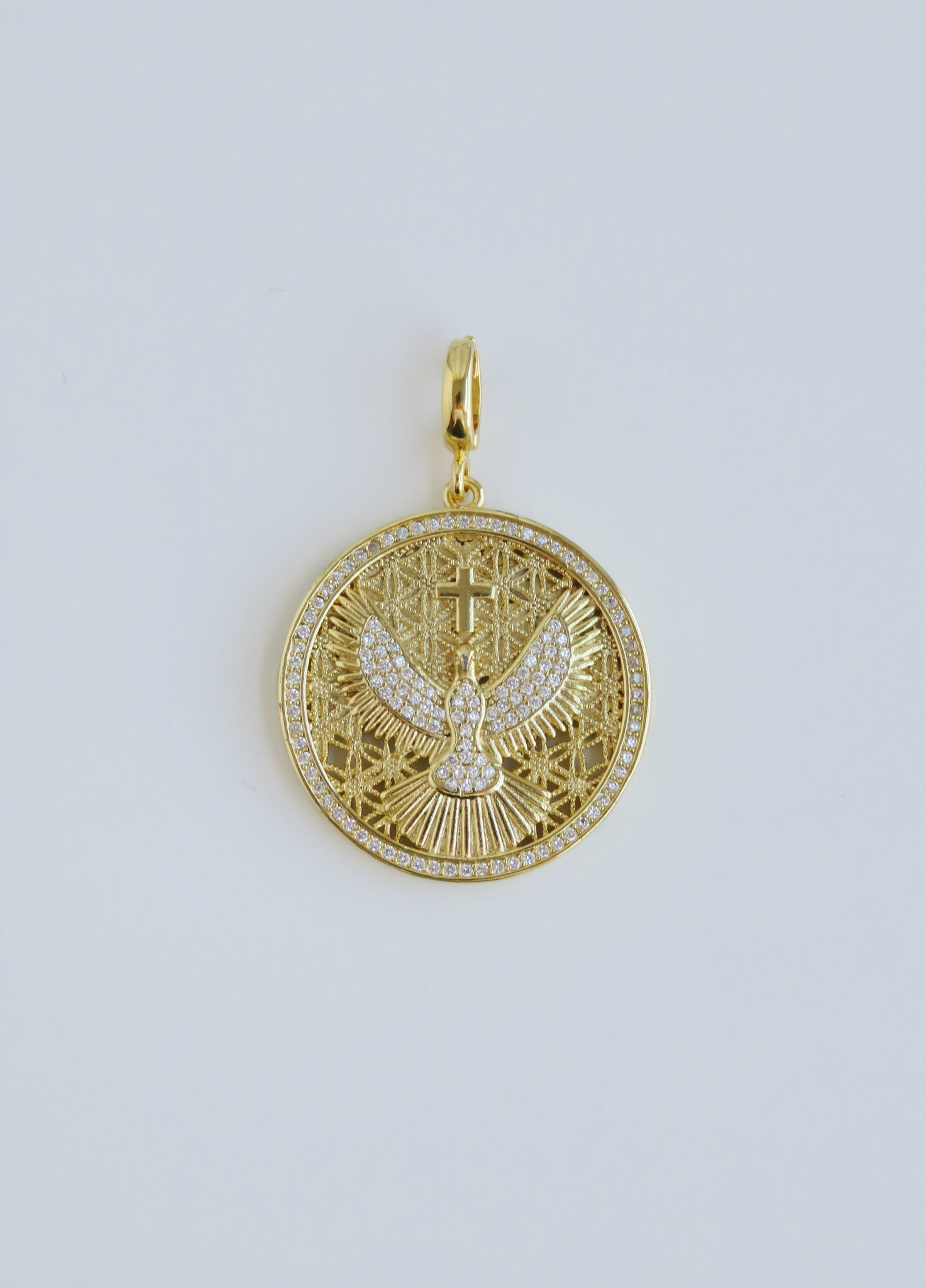Phoenix Charm with Hinged Clasp