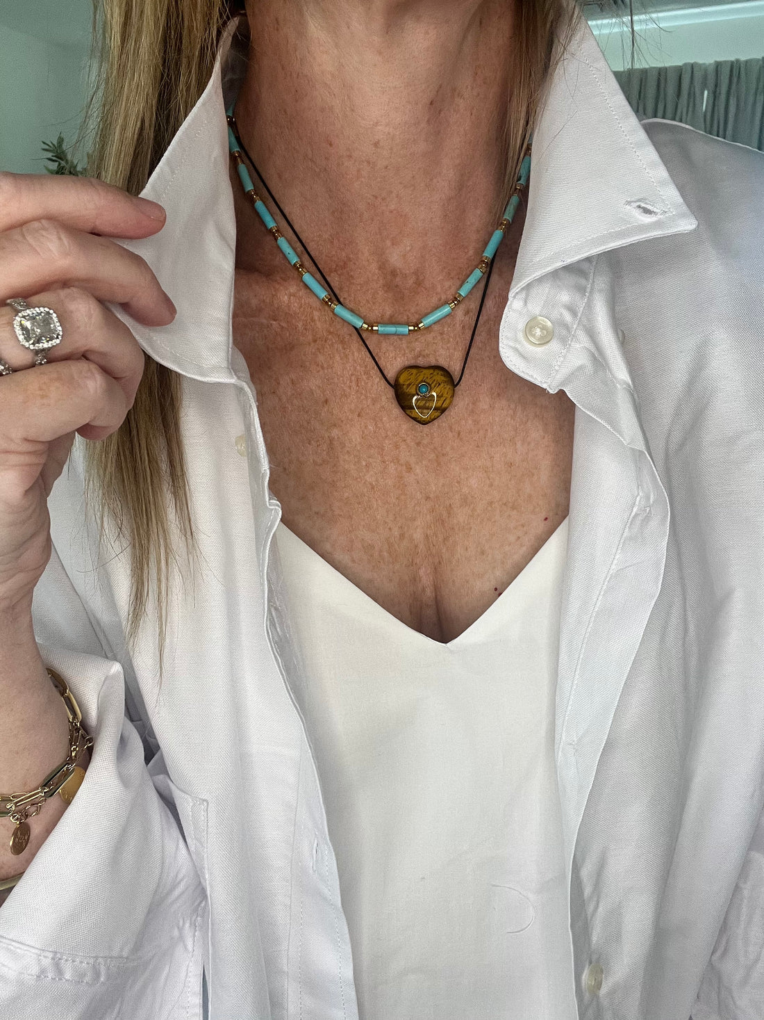 Seacliff Heart Cord Necklace