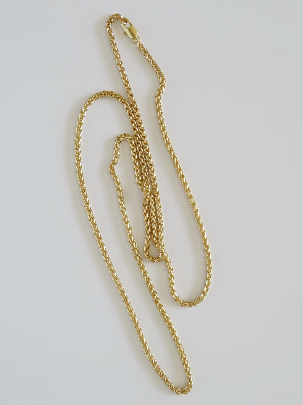 Wheat Link Necklaces - 14k Gold Plated