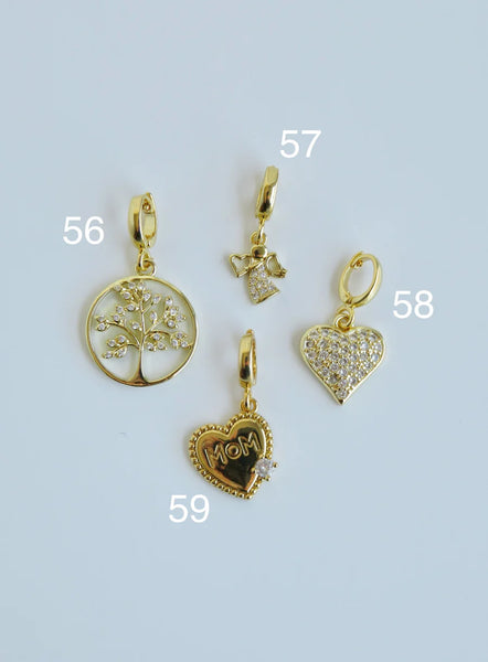 Symbolic Clip Charm  - Charms with Hinged Clasp