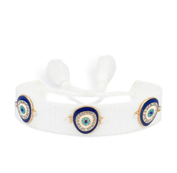 Evil Eye Tassle  Bracelet