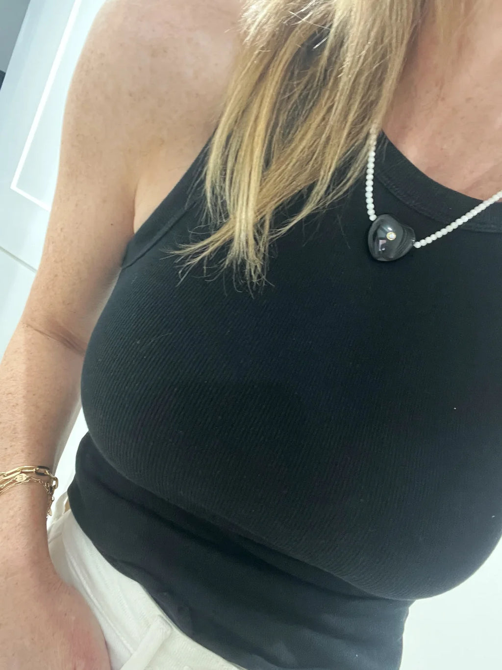 Newport Beaded Heart Necklace