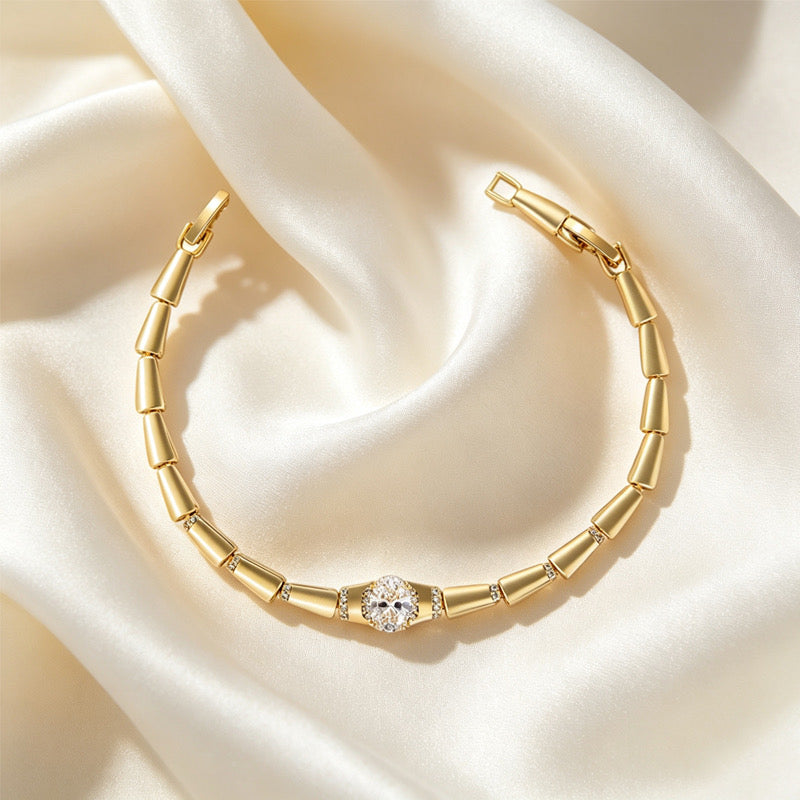Serpent Chain Diamond Bracelet