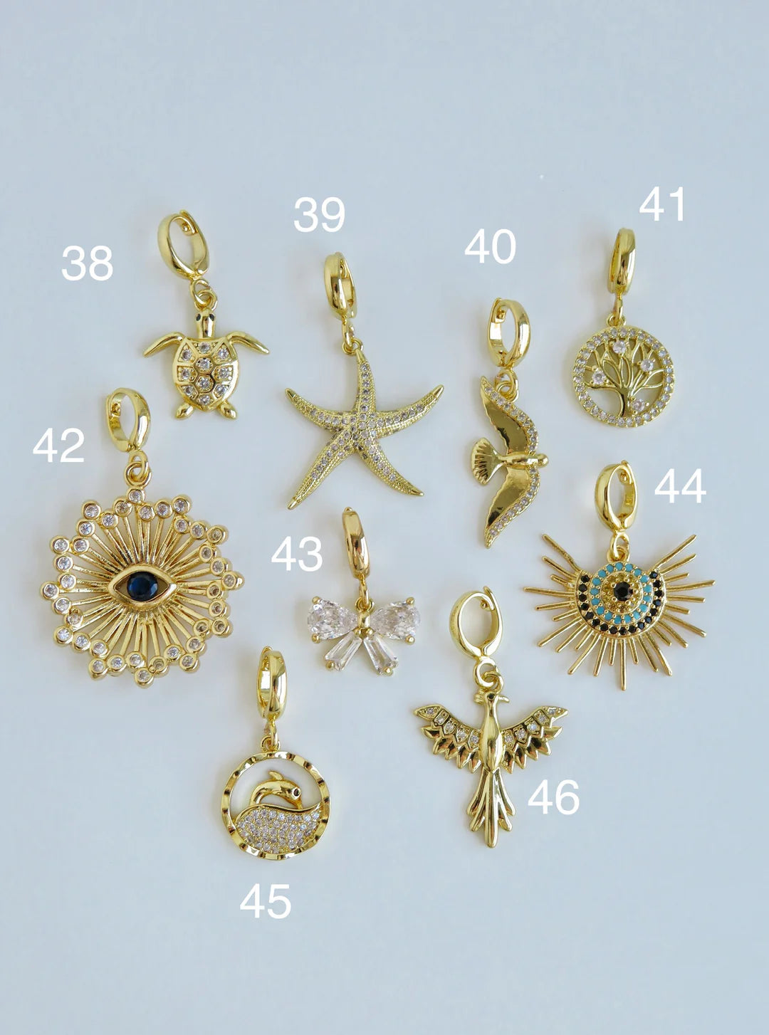 Symbolic Clip Charm  - Charms with Hinged Clasp