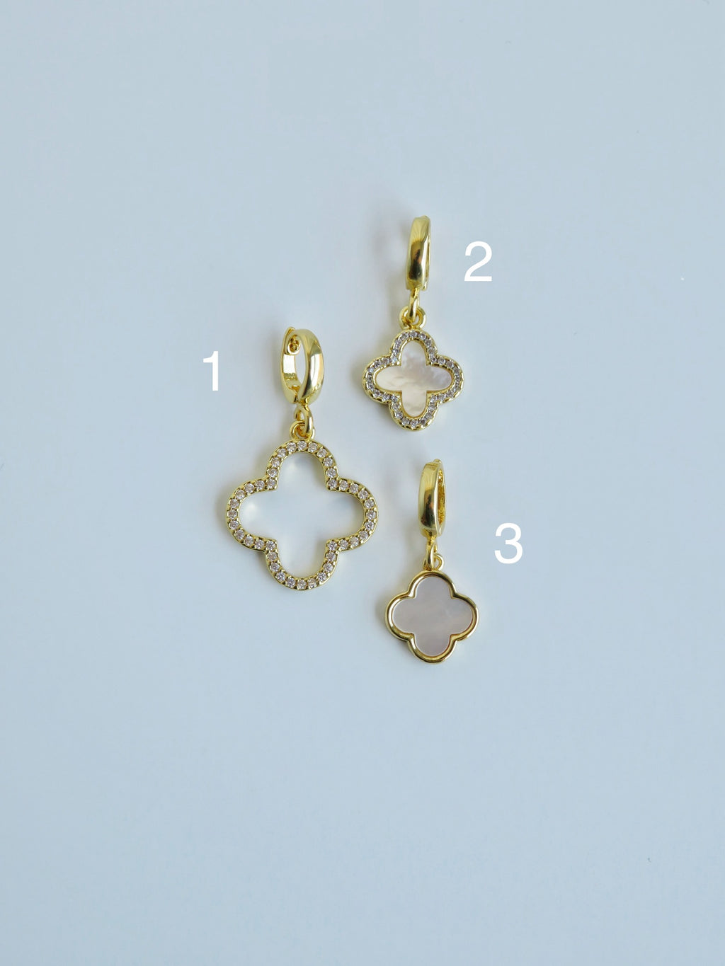 Manifest Luck - Clover Charms with Hinged Clasp