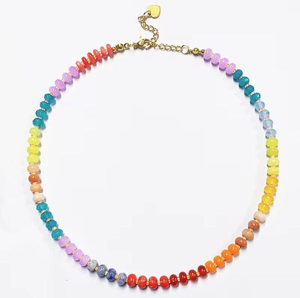 Natural Colorful Stone Necklaces