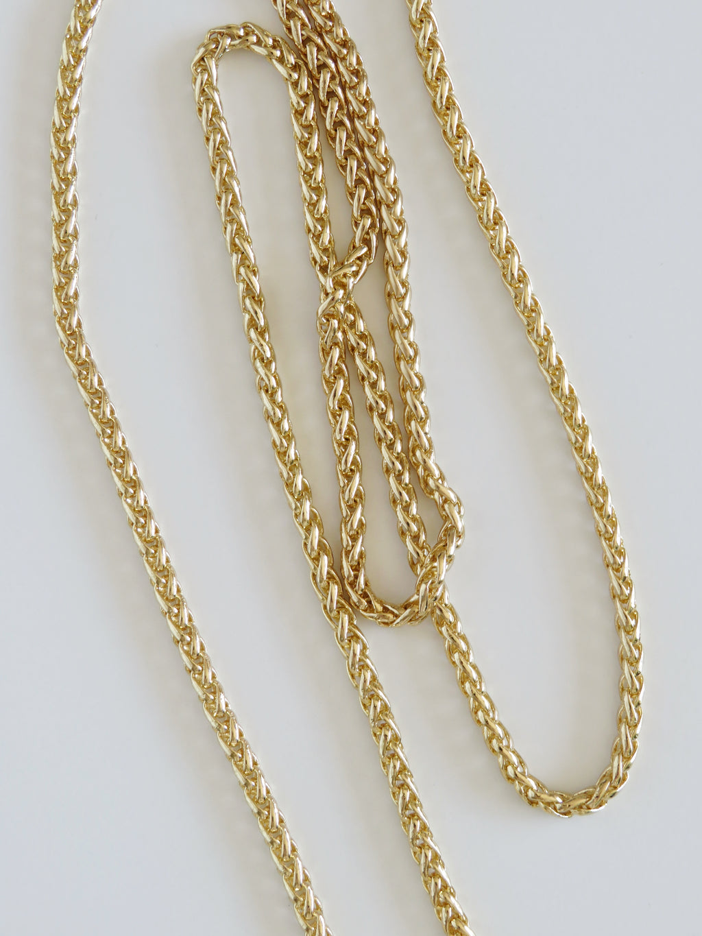 Wheat Link Necklaces - 14k Gold Plated