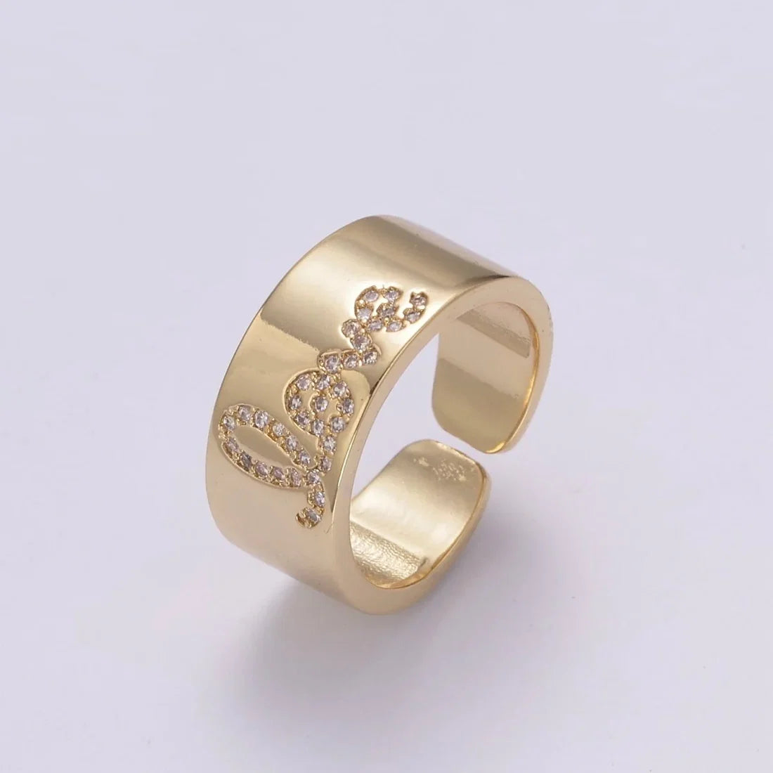 Love Cigar Style Ring