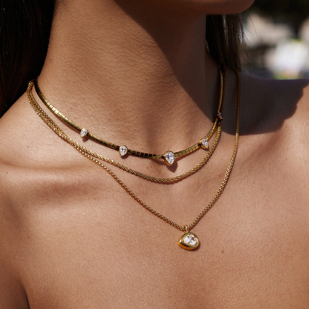 Ulla Diamond Layering Necklaces