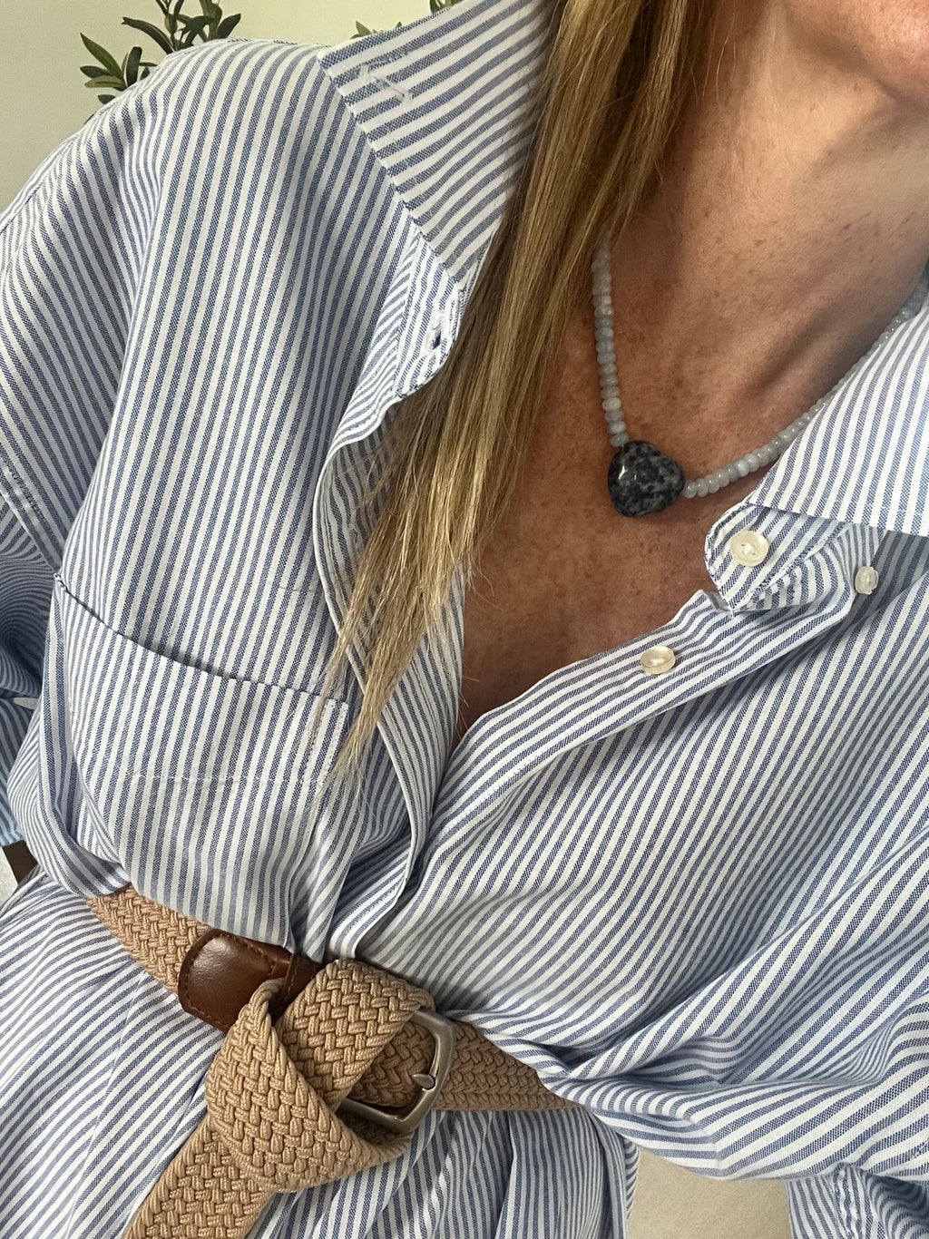 Sag Harbor Beaded Heart Necklace