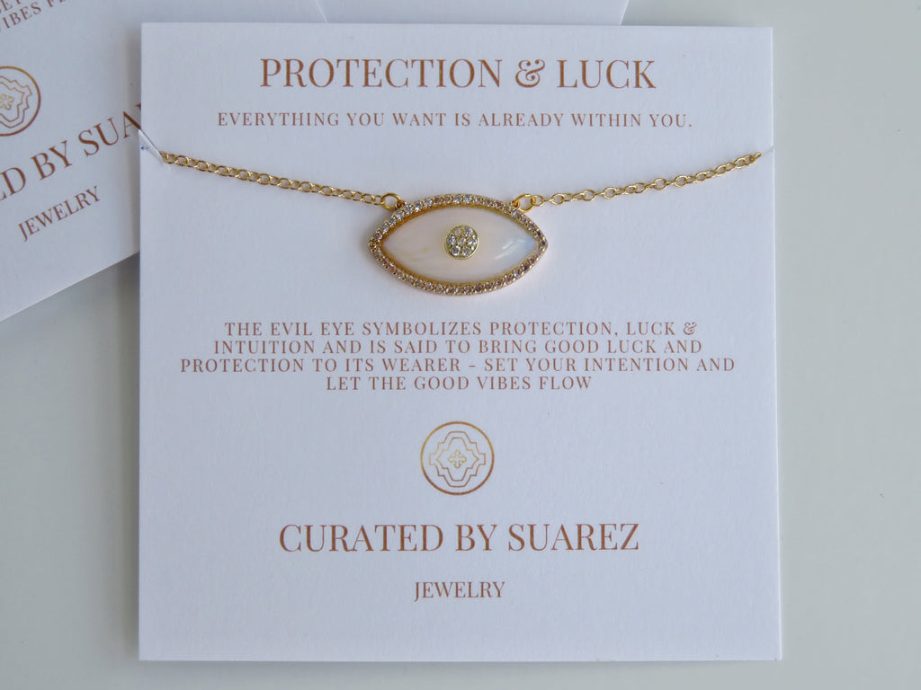 Diamond Evil Eye Necklace