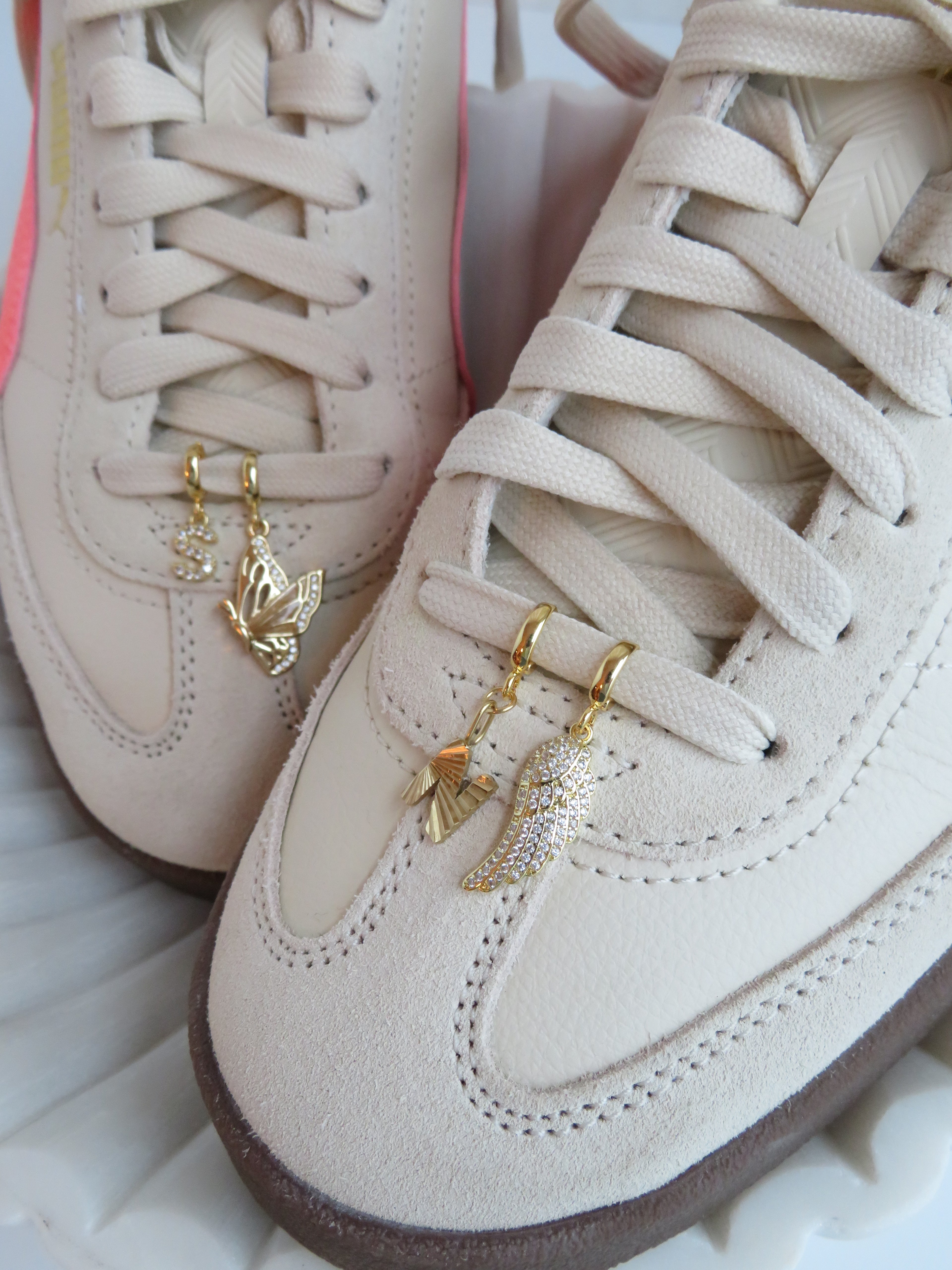 Groovy Initial Charms with Hinged Clasp