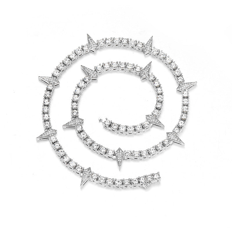 Diamond Spike Necklace