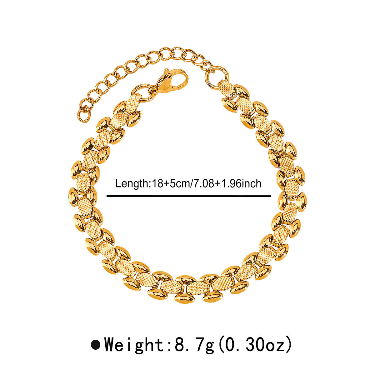 Mixed Metal Diamond Bracelet Stack