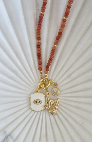 Montauk Sunset - Charm Holder Necklaces