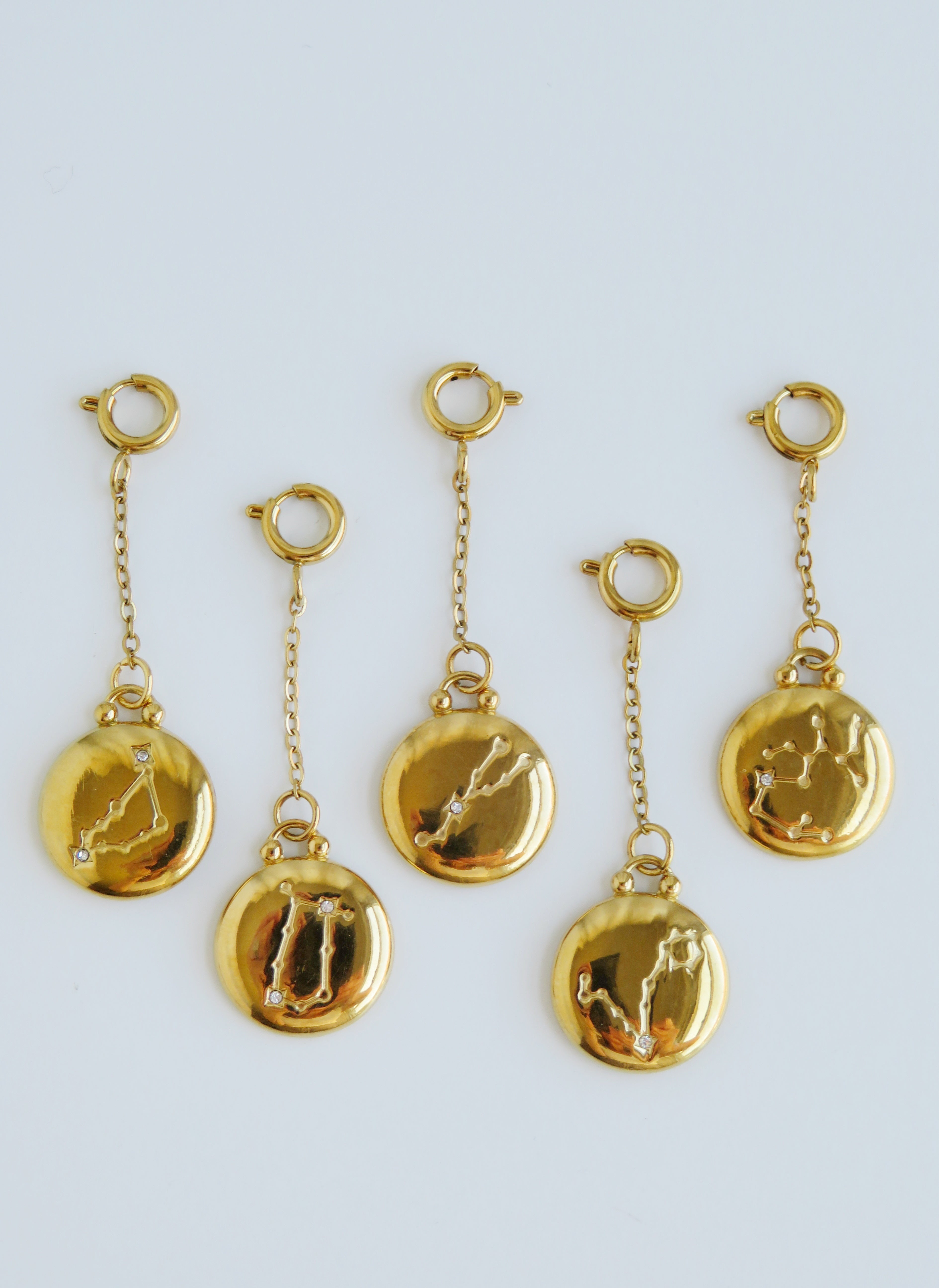 Zodiac Chain Charms - Spring Clasp