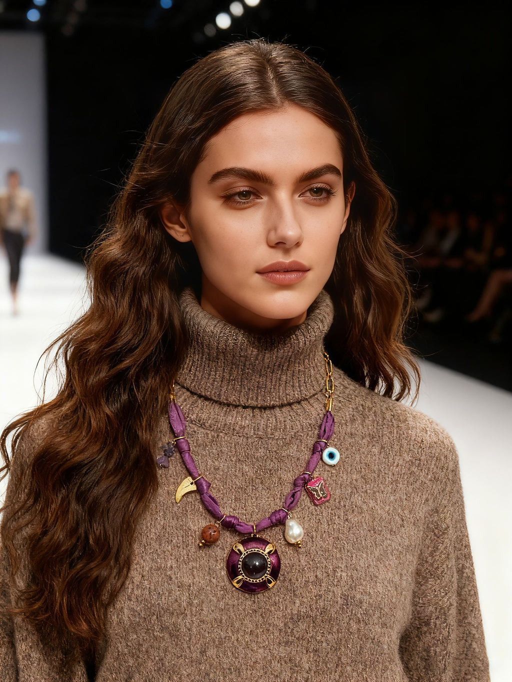 Milan Scarf Charm Necklace
