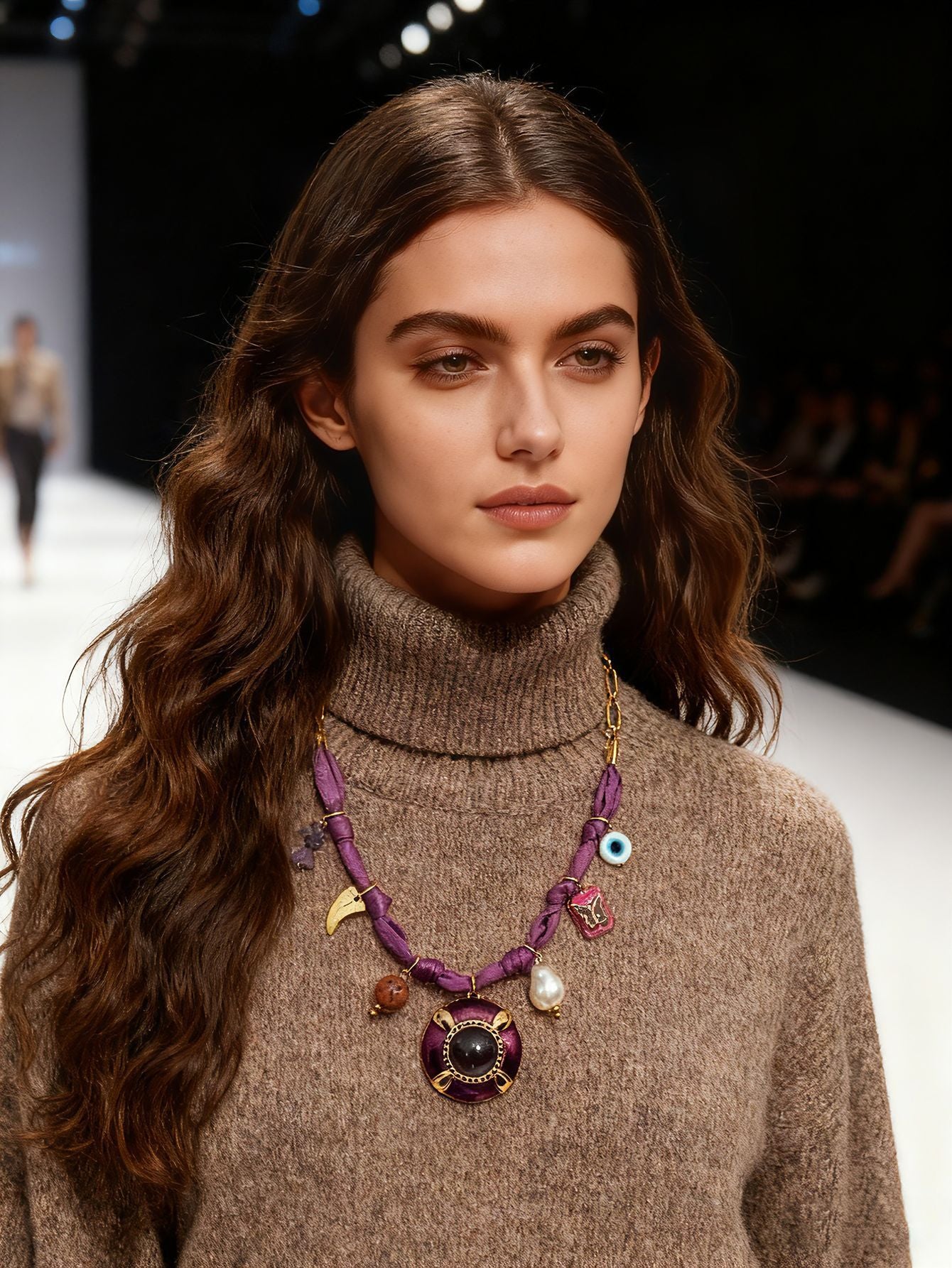 Milan Scarf Charm Necklace