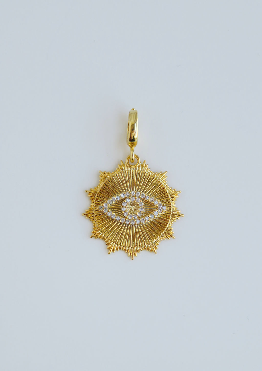 Sunburst Charms with Hinged Clasp