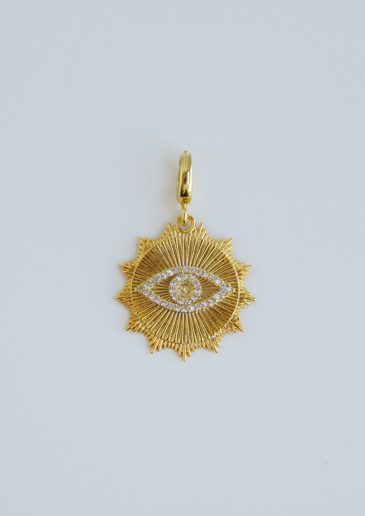 Sunburst Charms with Hinged Clasp