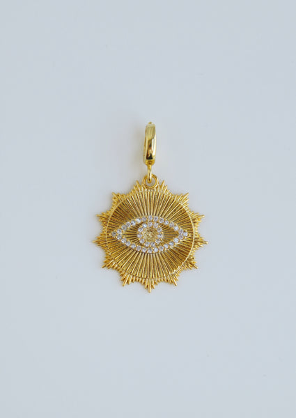 Sunburst Charms with Hinged Clasp