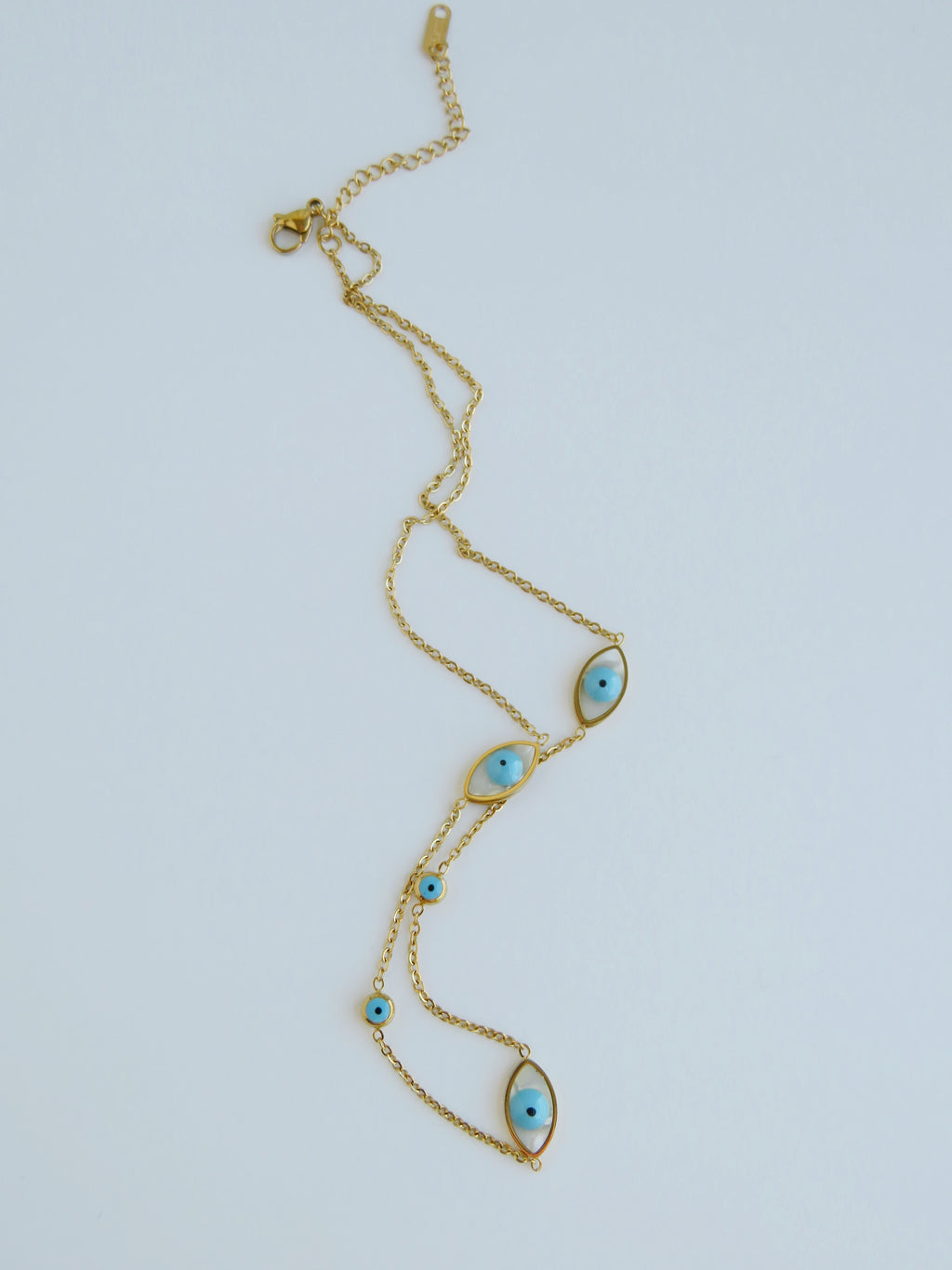 Blue Evil Eye Necklace - Protection & Luck