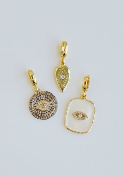 Protect Your Energy - Evil Eye Charms with Hinged Clasp