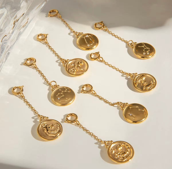 Unique Souls - Bubble Letter Bikini Charms Hinged Clip Clasp - Made for the Water