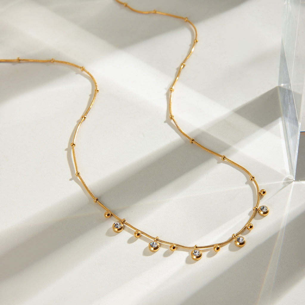 Floating Diamond Necklace