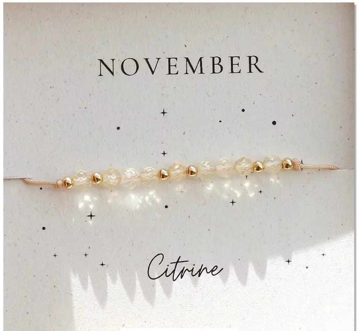 Crystal Birthstone Bracelet