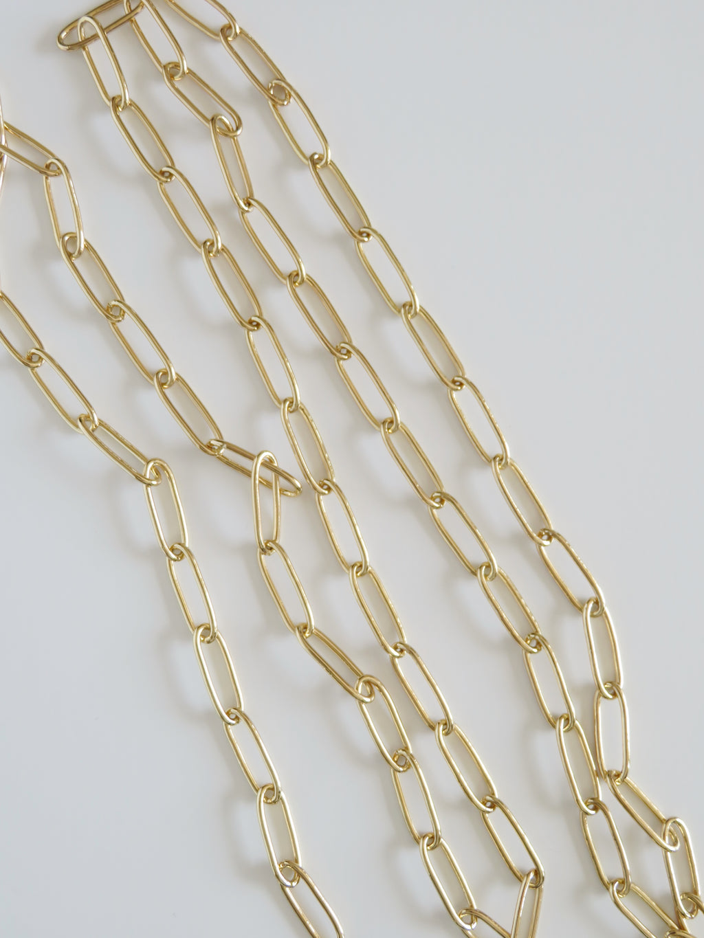 Large Paperclip Links - 14k Gold Plated