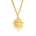 Evil Eye Sun & Moon Necklace