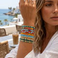 Mallorca Beaded Bracelet Stack - Set of 13