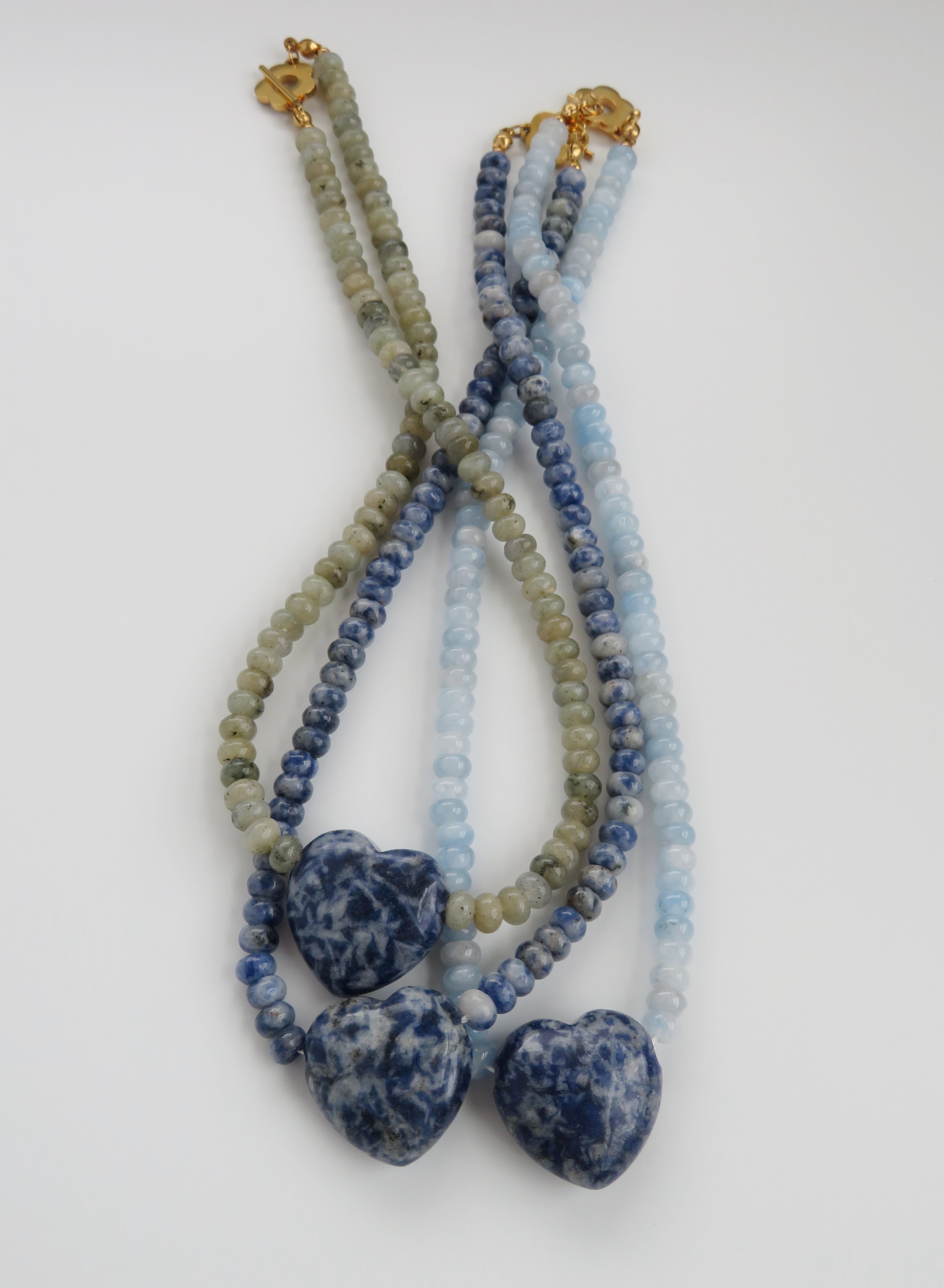 Sag Harbor Beaded Heart Necklace