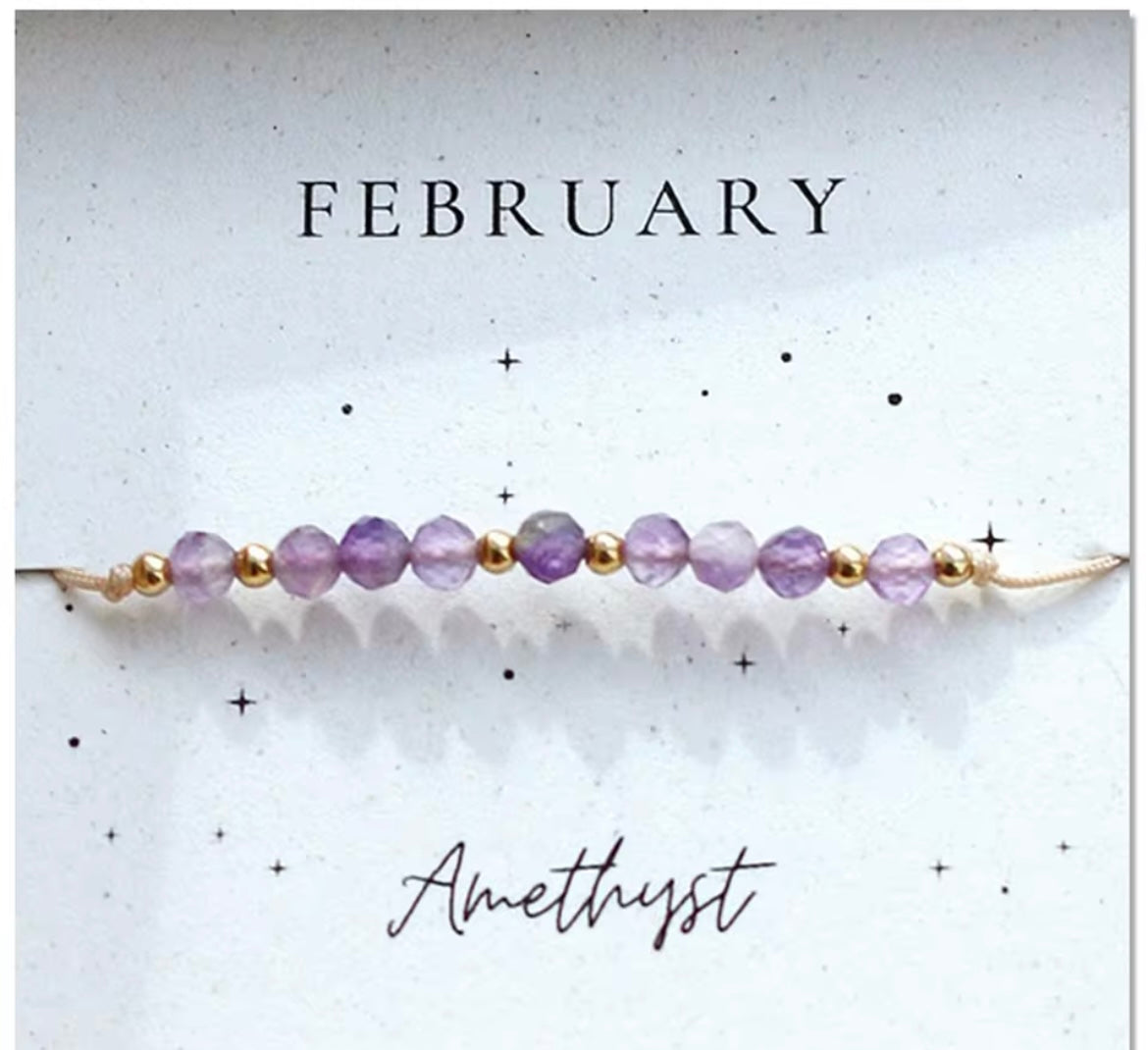Crystal Birthstone Bracelet