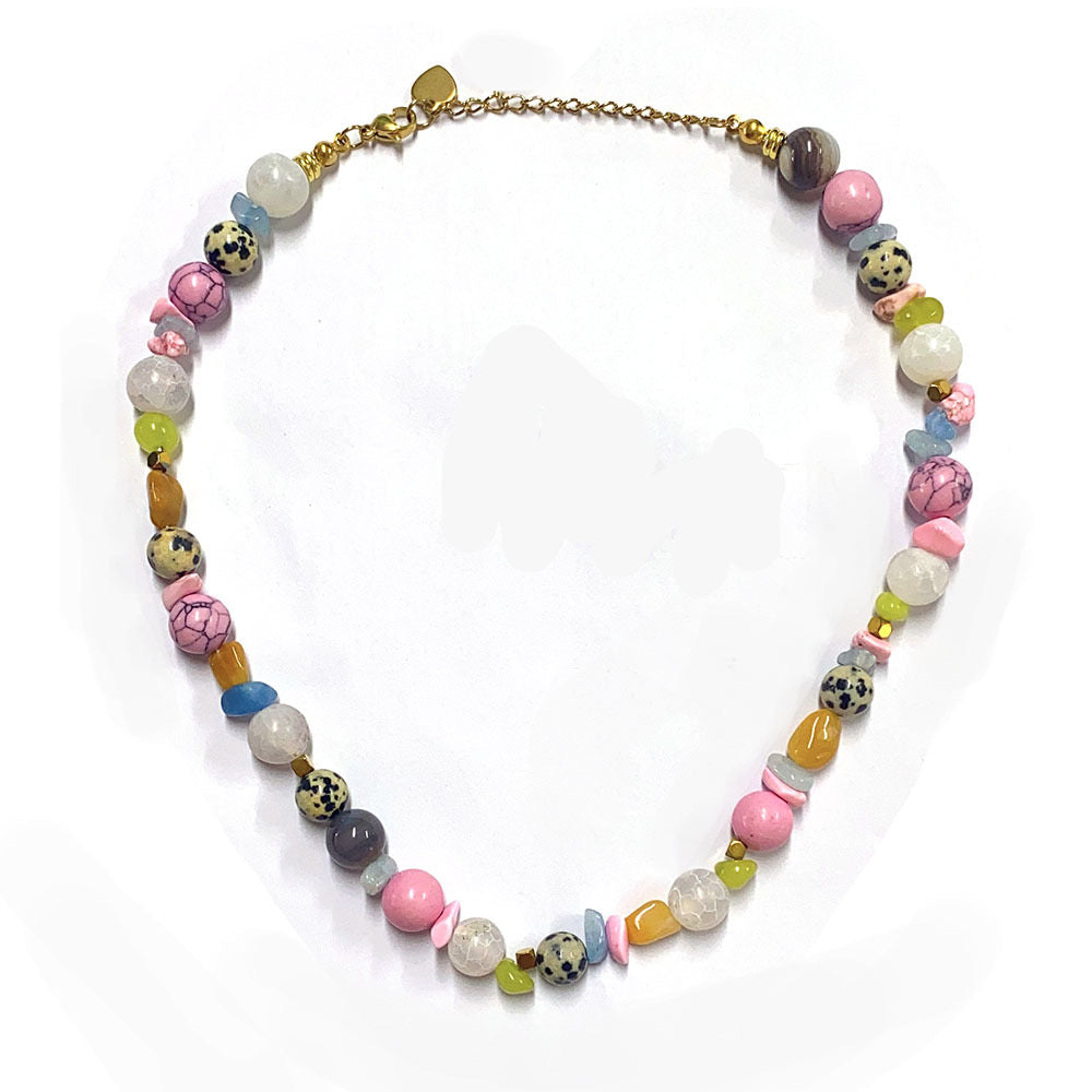 Positano Beaded Heart Necklace