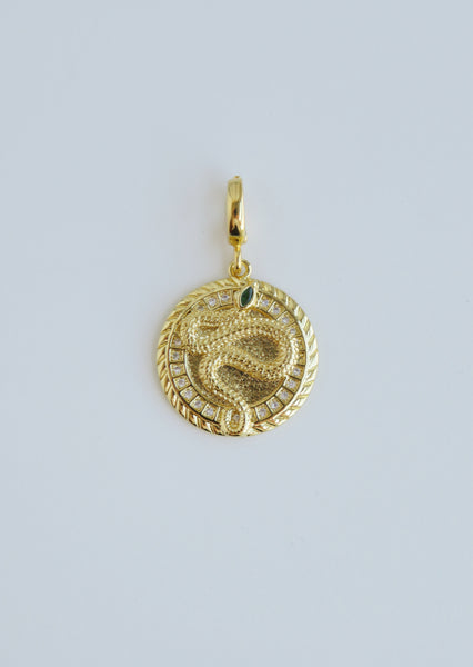 Serpent Charms with Hinged Clasp
