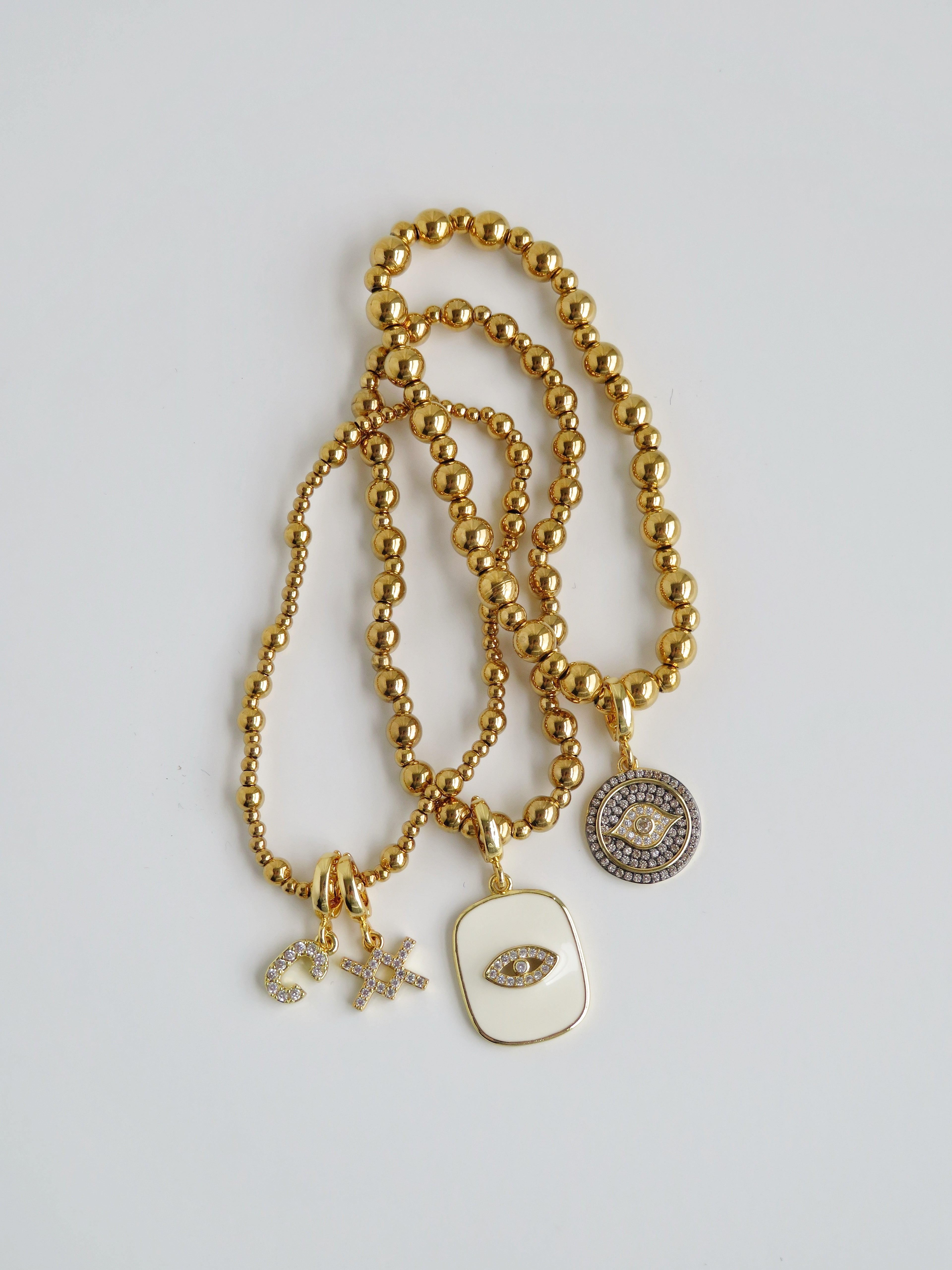 Protect Your Energy - Evil Eye Charms with Hinged Clasp