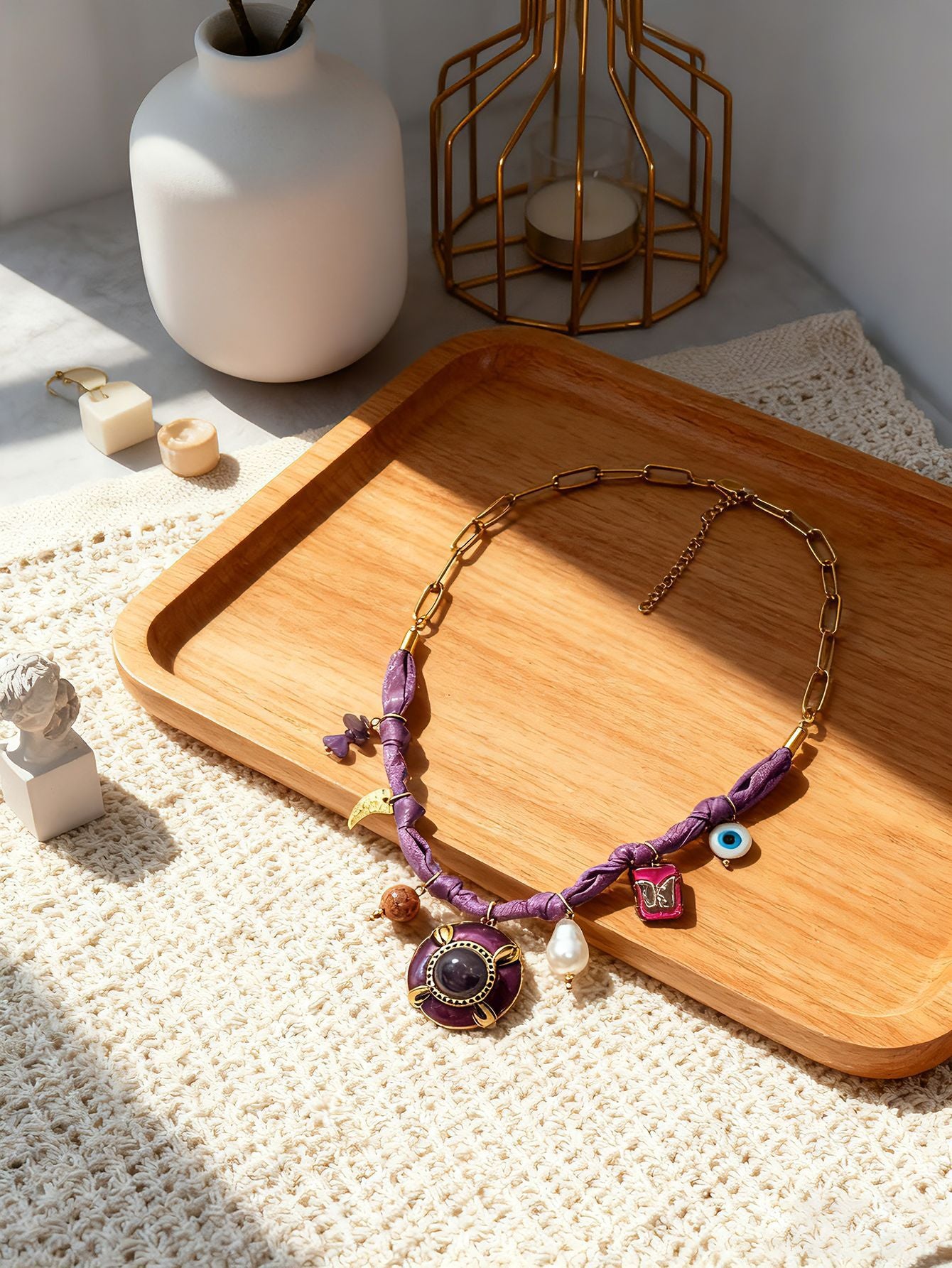 Milan Scarf Charm Necklace