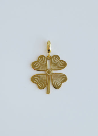 Clover Charms with Hinged Clasp