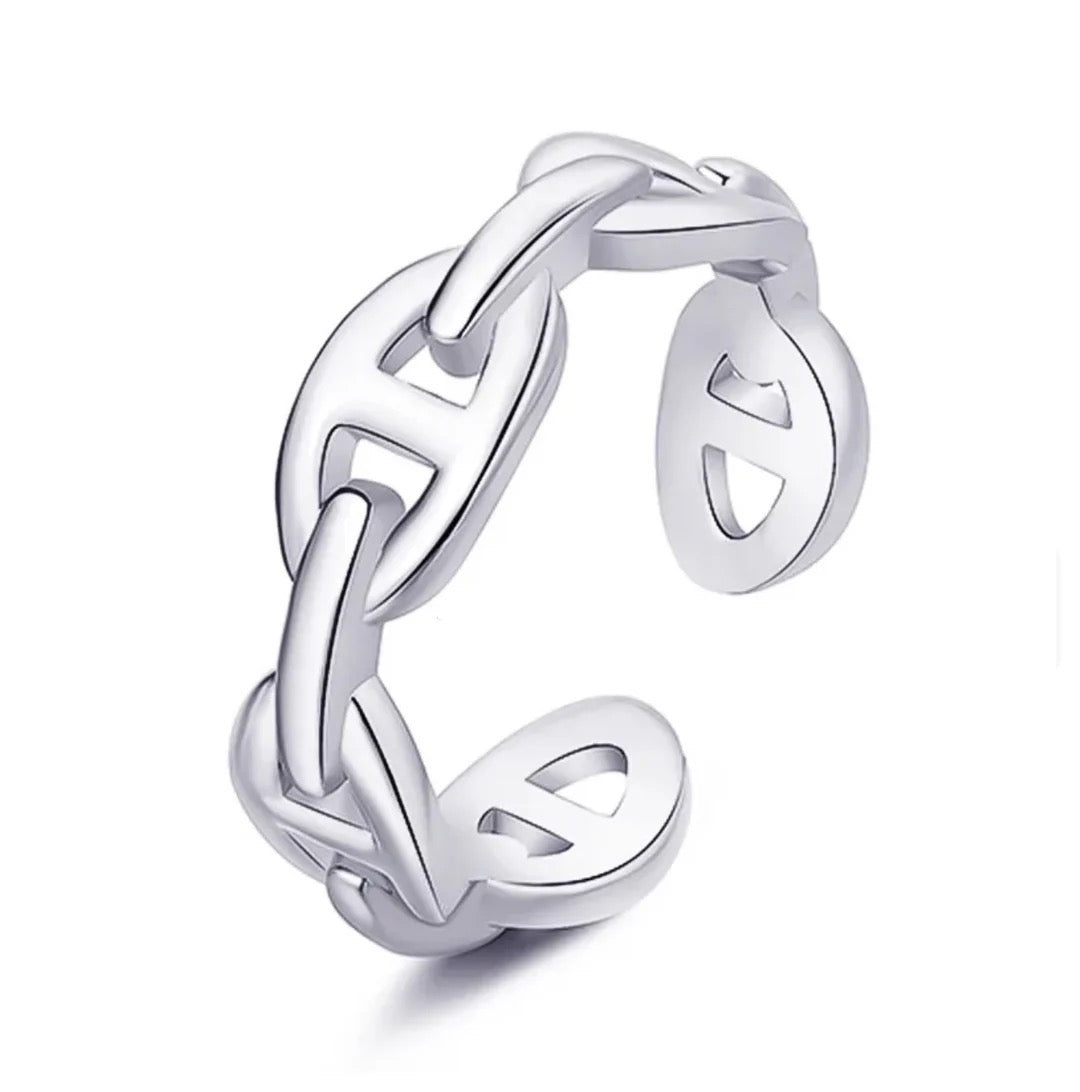 Mariner Link Ring - Silver