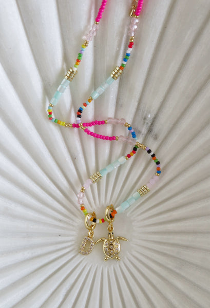 Dainty Crystal Beaded Necklaces