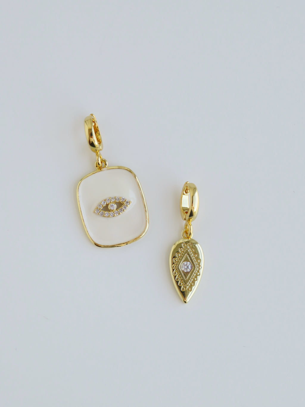 Protect Your Energy - Evil Eye Charms with Hinged Clasp