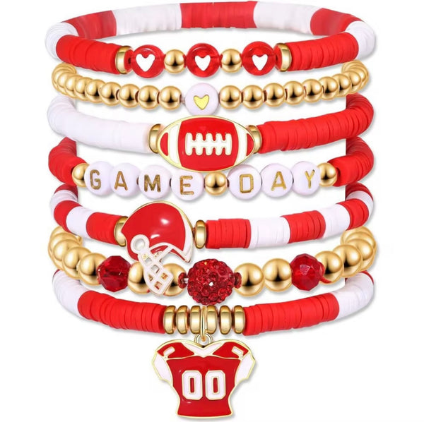 Game Day Wrist Stacks - Football
