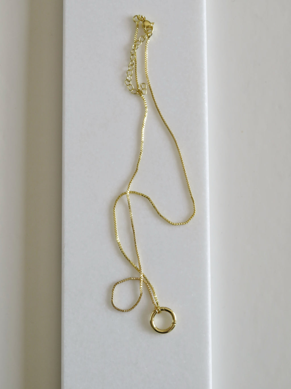 Sabrina -  Charm Holder Necklace